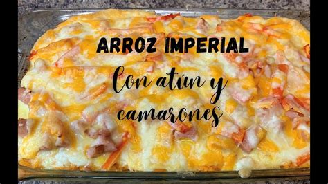 Arroz Imperial Cubano Con At N Y Camarones Youtube