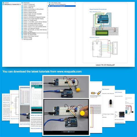 Rexqualis Super Starter Kit Based On Arduino Uno R3 With Tutorial And