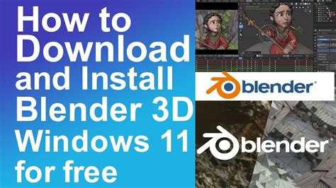 How To Download And Install Blender Windows 11 For Free Youtube