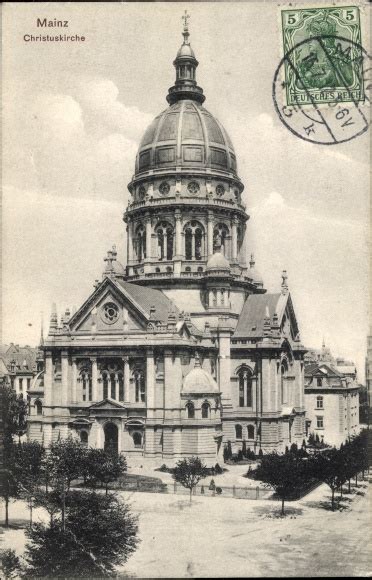 Ansichtskarte Postkarte Mainz Am Rhein Christuskirche