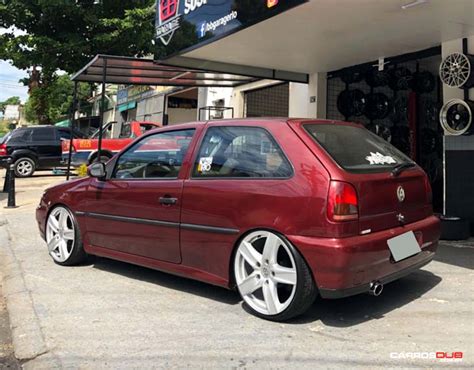 Gol Rebaixado Rodas Porsche Aro 18