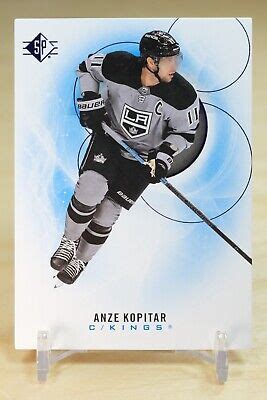 2020 21 Upper Deck SP Hockey Base Blue 92 Anze Kopitar Los Angeles