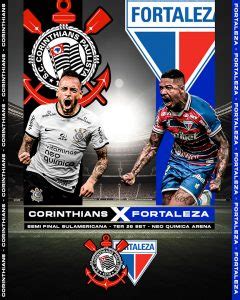 Social Media Flyer Futebol Corinthians X Fortaleza Psd Edit Vel