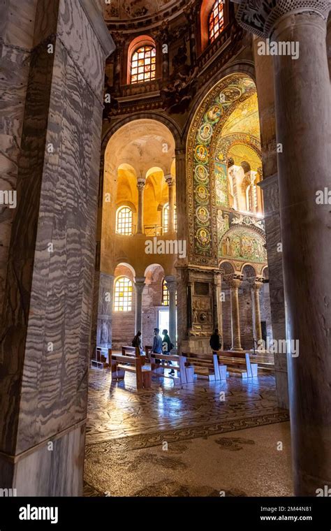 Beautiful Mosaics In The Basilica Di San Vitale Unesco World Heritage