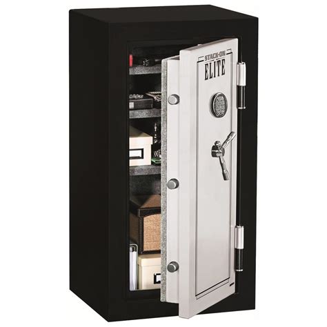 Stack On Elite Executive 40 Safe Electronic Lock Matte Black Silver