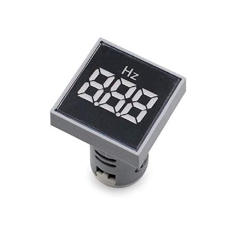 White Hz Mm Ad Dshz Square Cover Led Hertz Meter Indicator