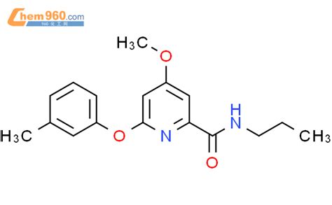 193074 27 0 2 Pyridinecarboxamide 4 Methoxy 6 3 Methylphenoxy N