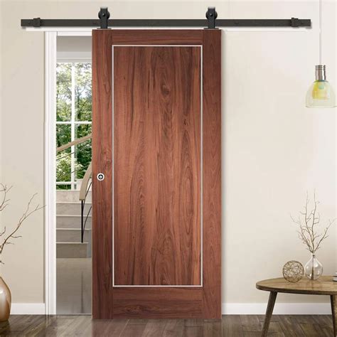 Trendy And Wallet Friendly Top Mounted Black Sliding Track Door