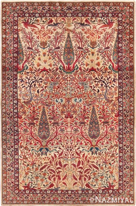 Beautiful Antique Persian Kerman Rug 70124 By Nazmiyal