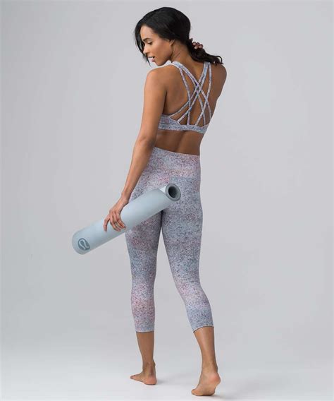 Lululemon Wunder Under Crop Hi Rise Full On Luxtreme Summer