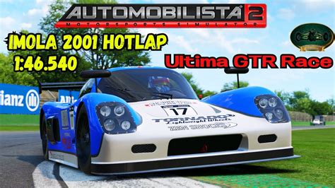 AMS 2 Hotlap Ultima GTR Race At Imola 2001 Ams2 Simagic Simracing