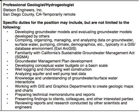 Geology Jobs