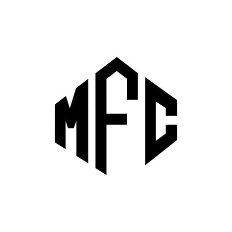 Dise O De Logotipo De Letra Mfc Con Forma De Pol Gono Dise O De