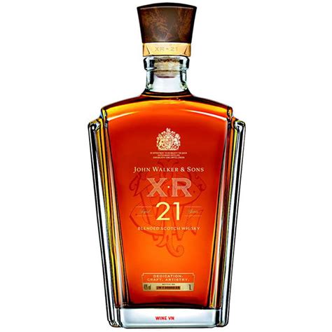 Rượu Johnnie Walker And Sons Xr 21 Bảng Giá Mới Nhất