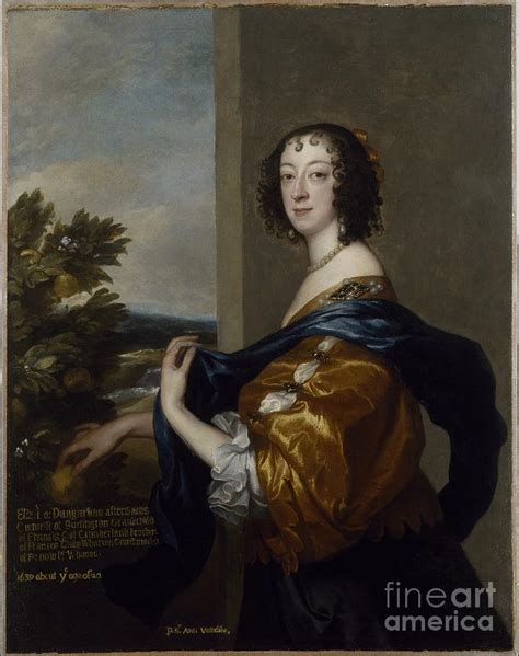 Elizabeth Lady Dungarvan And Clifford Painting By Anthony Van Dyck