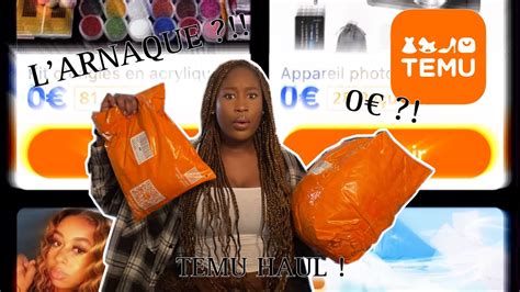 Jai reçu des articles gratuitement chez Temu Temu Haul YouTube