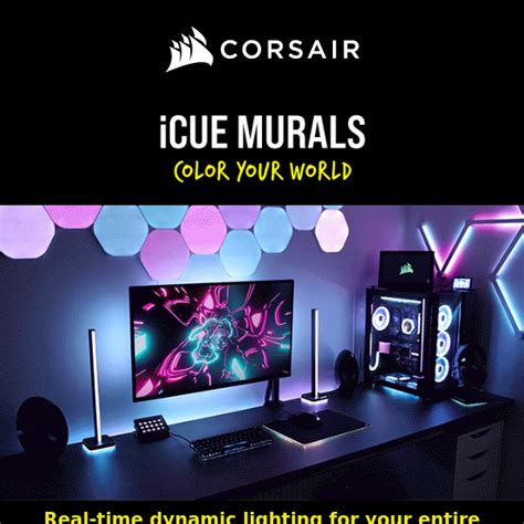 Color Your World With ICUE Murals Corsair