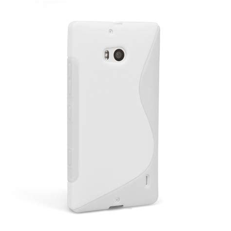 Caseflex Nokia Lumia Silicone Gel S Line Case White