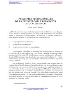 Principios Fundamentales De La Deontolog A Y Principios