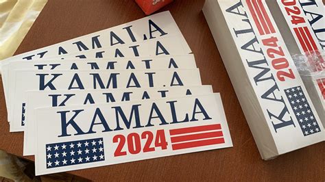 Kamala Harris 2024 Bumper Sticker Kevyn Merilyn