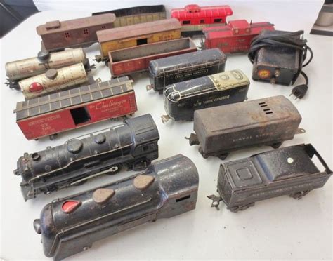 Antique Toy Train Set