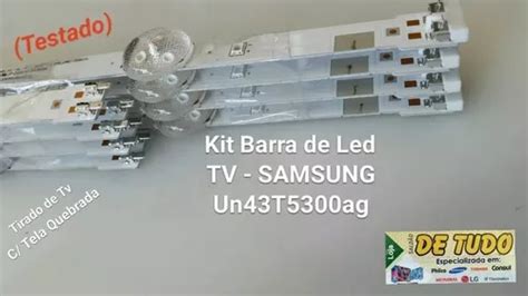 Kit Barras Led Tv Samsung Un43t5300ag Original MercadoLivre