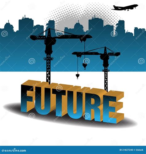 Building The Future Stock Vector Illustration Of Design 21827240