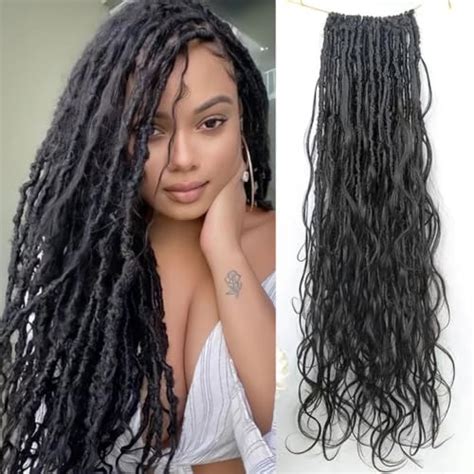 Amazon Rheanna Pre Looped Crochet Boho Goddess Locs With Human