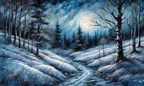 Snowfall by ArtbyMorganCMorgan on DeviantArt