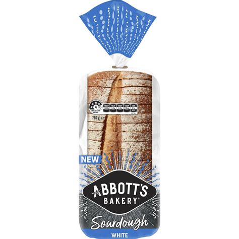 Abbott S Bakery Sourdough White Sandwich Slice Bread Loaf 760g Woolworths