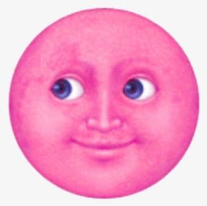 Download Moon Emoji Meme - Pink Moon Emoji - HD Transparent PNG ...