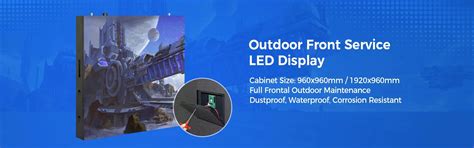 Outdoor Front Maintenance Led Display Module Leeman Led