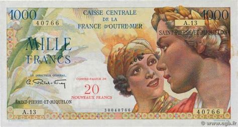 Billete New Francs San Pedro Y Miquelon Foronum