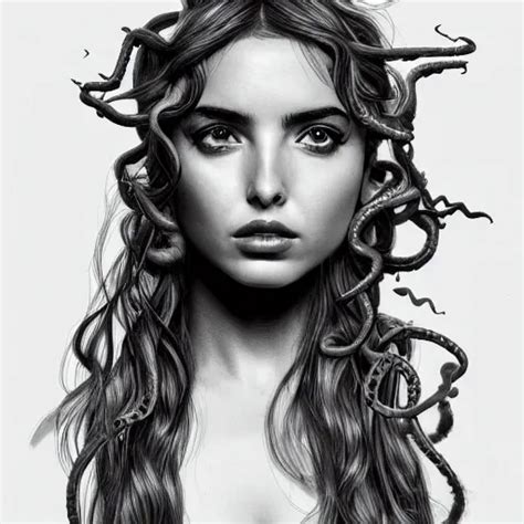 Ana De Armas Portrait As Medusa From Greek Mythology Stable Diffusion