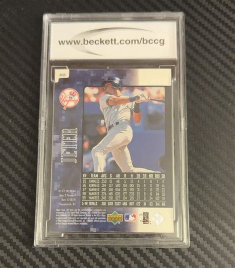 Derek Jeter 2000 UD Ionix 60 Baseball Card BCCG 9 EBay