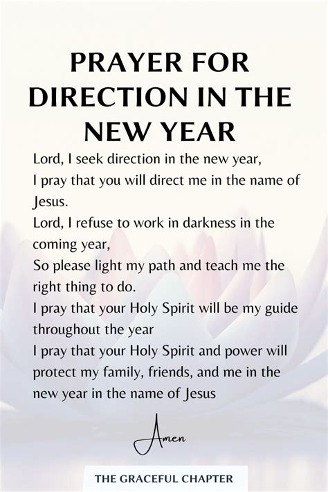 8 Prayers For The New Year - The Graceful Chapter