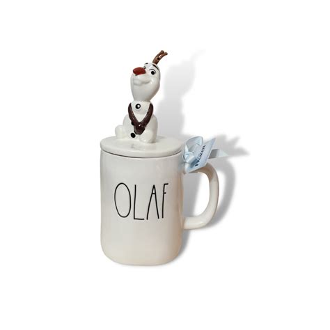 Rae Dunn X Frozen Olaf Mug With Olaf Top Disneys Frozen Olaf Mug