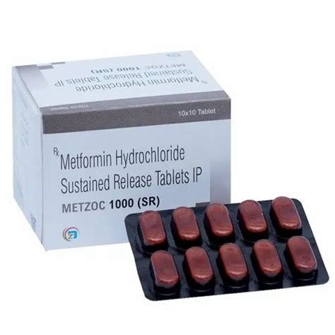 Metformin Hydrochloride Sustained Release Tablets Ip At Rs Box