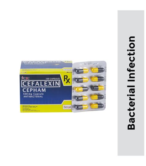 Rx Cepham Cefalexin Cap Mg