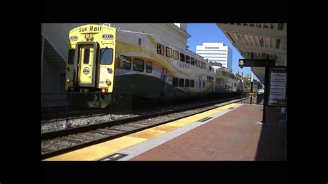 Sunrail Train Passing Church Street Station Youtube