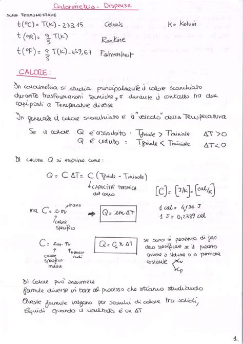 Fisica 1 Calorimetria Dispensa MatePratica