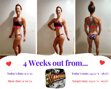 BIKINI CONTEST PREP 4 WEEKS OUT 2023 UnderMuscled