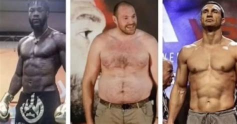 Tyson Fury Fat Shames Himself With Comparison To Deontay Wilder And