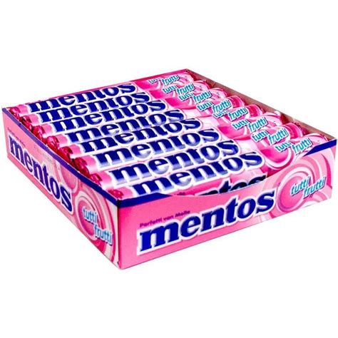 Bala Mentos Stick Tutti Frutti X G J A Doces Distribuidora De