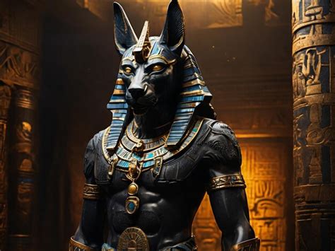 Premium Photo Beautiful Ancient Egypt Elements Golden Figures