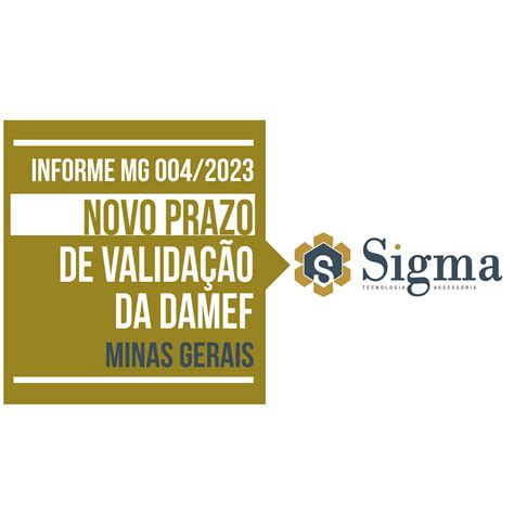 Mg Informe 0042023 Novo Prazo De ValidacÃo Da Damef