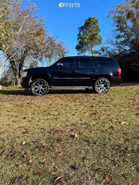 2010 Chevrolet Tahoe With 24x10 31 Strada Replicas Gm Snowflake Replica And 33125r24 Rbp