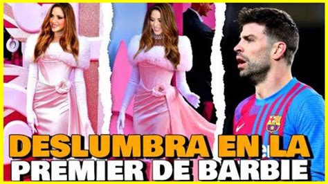 Shakira Deslumbra En La Premier De Barbie Con Su Estilo Nico Icono