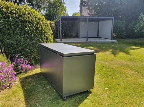 Fully Waterproof Modern Aluminium Garden Storage Box For Cushions