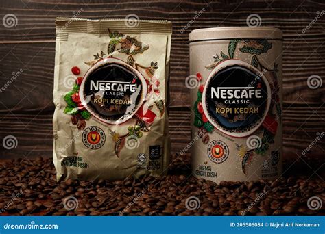 Nescafe Classic Kopi Kedah Editorial Stock Image Image Of Cafe